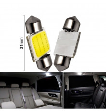 T4531 Светодиодная авто лампа 31mm C10W C5W 12SMD