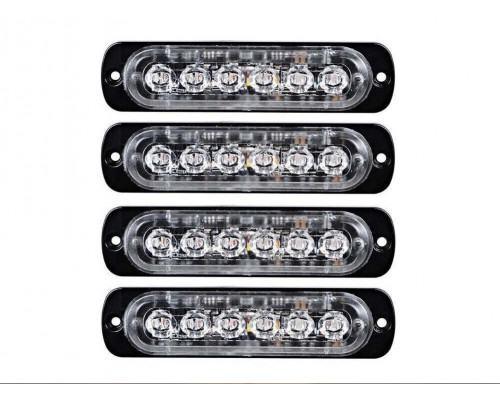 T4512 LED Ходовые Огни стробоскопические  DC12V (белый)