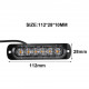 T4512 LED Ходовые Огни стробоскопические  DC12V (белый)
