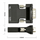 T5039  Адаптер Hdmi конвертер в VGA с аудио кабелем