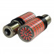 T5568 Авто лампа КРАСНЫЙ 1156 Р21W 12-24V 150SMD 2шт