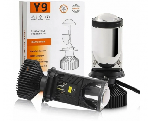 T4537 Автомобильные Лампы Y9 с линзой H4 (ближний/дальний)