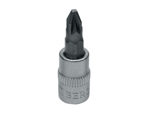Бита-головка BERGER Pozidriv BG2196, 1/4", PZ2 INS008UN