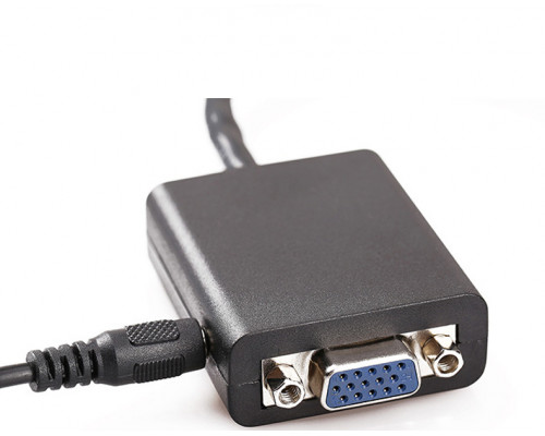 T1979 Переходник VHC2 HDMI2VGA+ Jack конвертер коннектор HDMI в VGA  в монитор ноутбука ПК HDMIVGA
