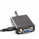 T1979 Переходник VHC2 HDMI2VGA+ Jack конвертер коннектор HDMI в VGA  в монитор ноутбука ПК HDMIVGA
