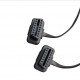 T5025 Переходник удлинитель делитель OBD 2  8pin* 40см*2