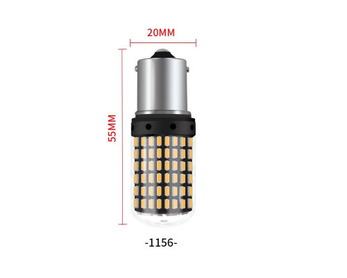 T4511 LED лампа поворотника автомобиля 144smd 1156 3014 1шт