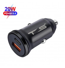 T5010 TDS TS-CAU39 ЗУ авто USB (PD20W+QC3.0, 3000mA)