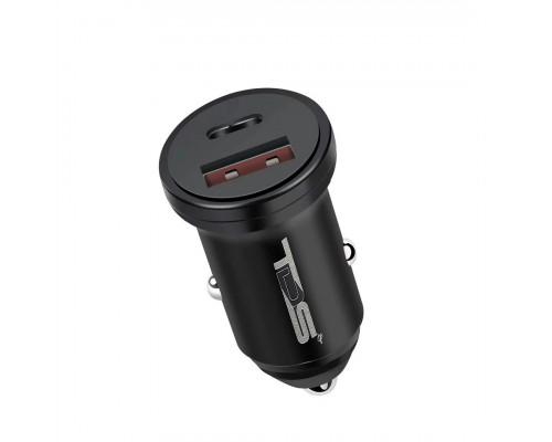 T5010 TDS TS-CAU39 ЗУ авто USB (PD20W+QC3.0, 3000mA)