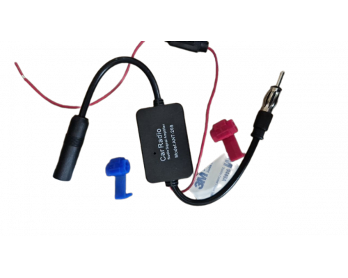 T0189 Усилитель Антенны для автомагнитолы ANT-208 (FM/AM/DAB,25дБ) (200шт/к)