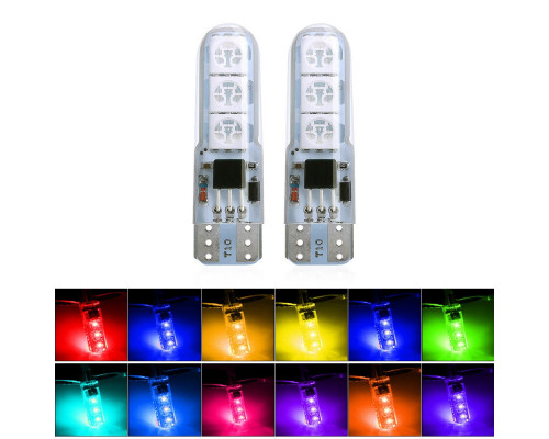 T4483 Лампа T10 RGB с пультом управления AV002